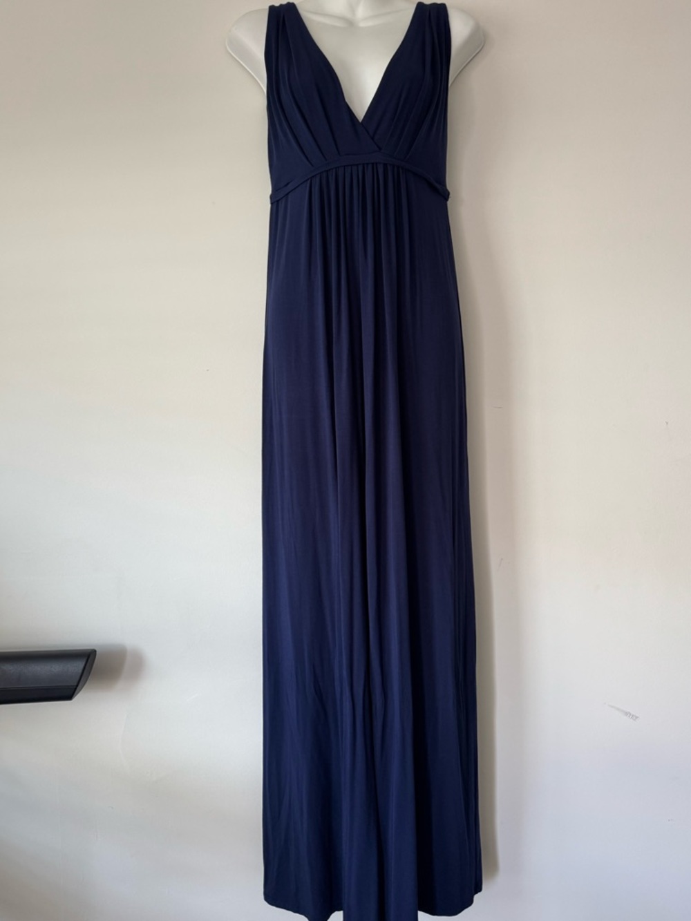 Tart Maternity Navy V-Neck Empire Waist Maxi Dress